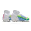 Nike Mercurial Superfly VIII Elite DF FG Blanco Azul Verde